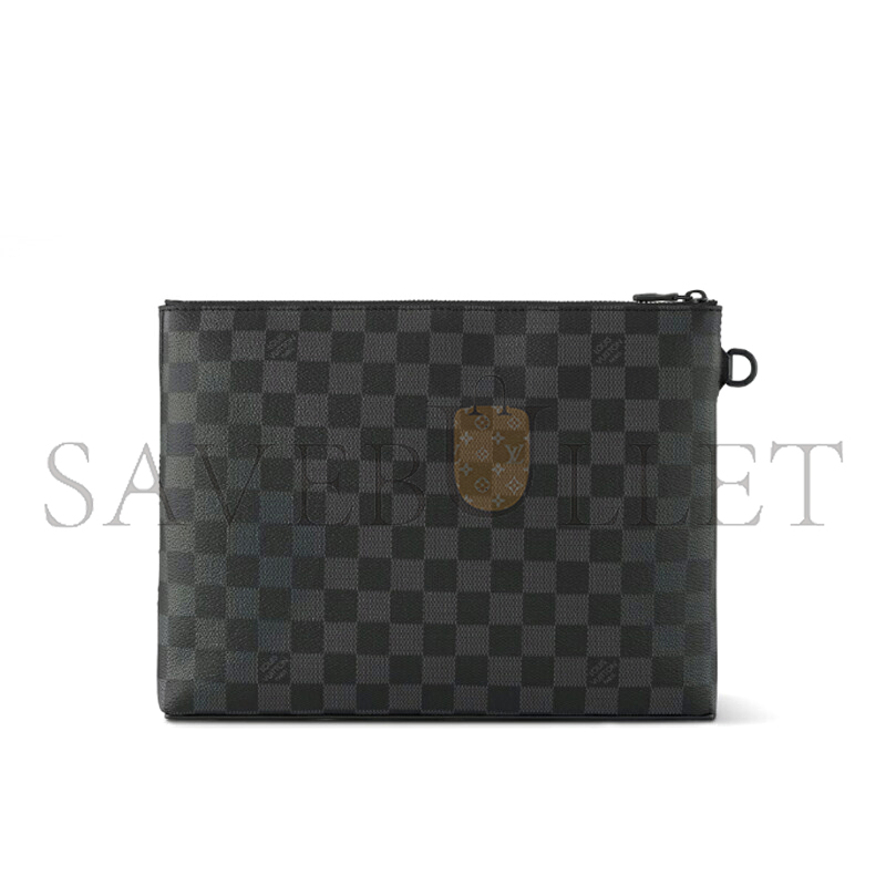 l0*is V*t0n takeoff pouch damier graphite n40504 (30*22*5cm)